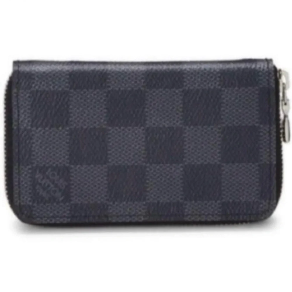 Louis Vuitton - Damier Graphite Zippy Coin Purse Wallet Grey&Black wSilver - NWT - Picture 2 of 14